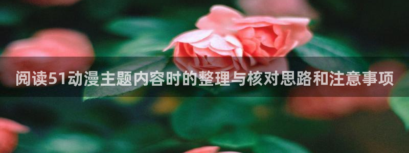 动漫天堂高清动漫免费观看:阅读51动漫主题内容时的整理与核对思路和注意事项配图